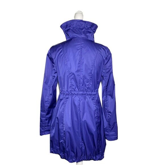 MARC NEW YORK Longline Drawstring Waist Parachute Raincoat - Picture 3 of 8